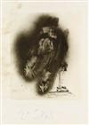 SALVADOR DALÍ Collection of 19 etchings and 2 etched copper plates from La Vida es Sueño.